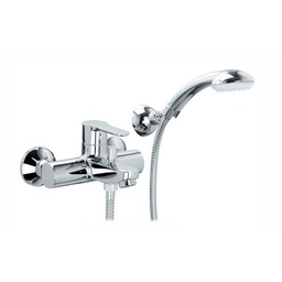 [DFLEX-274-B230] Miscelatore Monoc. Vasca Con Supporto A Snodo Linea Blu