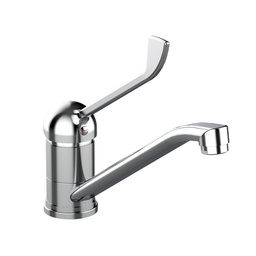 [DFLEX-276-T365] Miscelatore monocomando lavello leva clinica frontale - Ten cromo