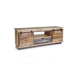 [B0745464] Mobile Basso 2 Ante 1 Cassetto Tudor cm 130x40x50h
