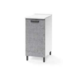[AZ90073] Mobile base per cucina grigio cemento 1 anta Cm 30x50xH 85