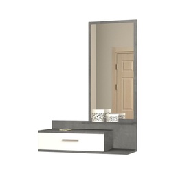 [EFFEZ95208] Mobile ingresso con specchio Joy cemento (JOYCE) EFFEZ