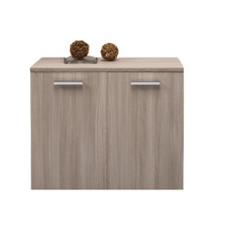 [A10326] Mobile multiuso in legno nobilitato per interno olmo cm 90xh80x45