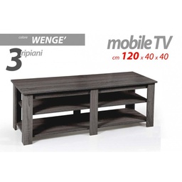 [GIC769252] Mobile soggiorno sala basso porta tv cm 120x 40 x 40 h grigio
