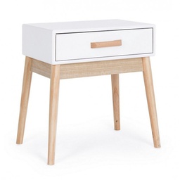 [B0740045] Mobiletto ORDINARY bianco 1 cassetto 48h cm