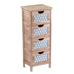 [V8038770000] Mobiletto anversa cassettiera 4 cassetti cm 30x23h77