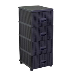 [V8042410000] Mobiletto cassettiera 4 cassetti antracite cm 43x36