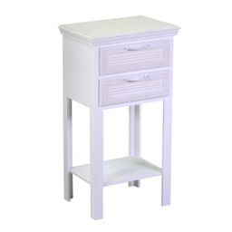 [V8041840000] Mobiletto liverpool colonnina 2 cassetti + 1 piano cm 37x26h69