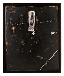[QU/036/D] Olio su tela multicolar e telaio in legno 100x120 cm