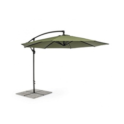 [B0795696] Ombrellone da giardino con braccio a 360°Texas cm 300x h260 Antracite-Olive