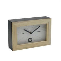 [V1860680000] Orologio legno old time rettangolare cm 24x6
