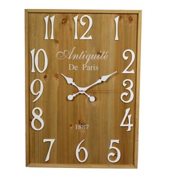 [V1861550000] Orologio legno paris rettangolare cm 50x70x4