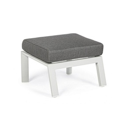 [B0663057] Ottoman in alluminio con cuscino Kledi lunar