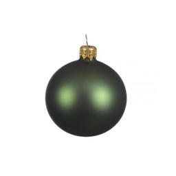 [19625691] Pallina Decorativa Di Natale Verde Opaco  Diametro D. 15 Cm  1 Pz