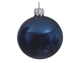 [KAE114262] Pallina di Natale Blu Lucido 6 cm