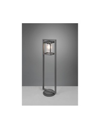 [TRIO412060142] Palo Alto Lanterna Cilindro Vetro Lunga Antracite IP44 Sensore Crepuscolare Trio Lighting