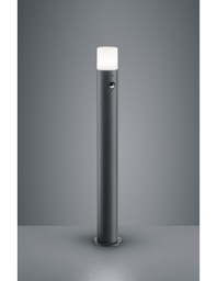 [TRIO422260142] Palo Da Esterno Hoosic 1xE27 Con Sensore Movimento Antracite H80 cm IP44 Trio Lighting