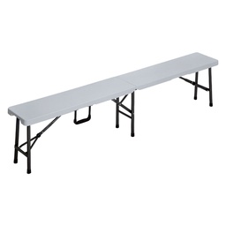 [DFL6130689] Panca Pieghevole 'Party' Cm 180 X 25 H 42 Cm - Col.Bianco