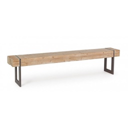 [B0740296] Panca industriale urban Garrett legno acciaio