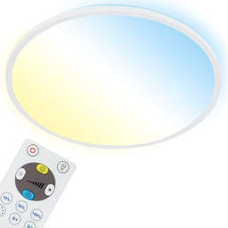 [20007470] Pannello LED sottile CCT, diametro 29,3 cm, 18 W, colore bianco
