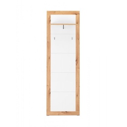 [EFFEZ95411] Pannello appendiabiti Wien 43 da ingresso rovere bianco EFFEZ