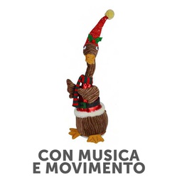 [V9149220000] Papero collo lungo musicale nbz-0045 cm. 13 x 19 h 37