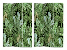 [V4206790000] Paravento stampa 3 ante foglie verde cm 120,6x2,5xh180,6x2,5xh180