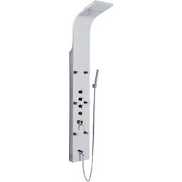 [DFLEX-100-PNIA] Parete attrezzata multifunzione in acciaio inox lucido