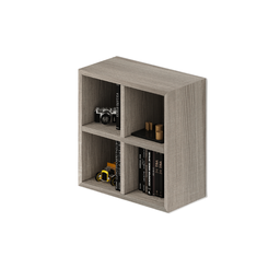 [AZ25734] Pensile 4 vani a giorno colore Olmo H60x60x30cm