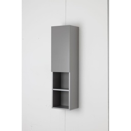 [BR803007] Pensile bagno anta Reversibile Grigio Pastello 30x25x h115 cm