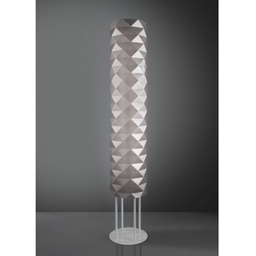 [PRISMA/4P/155/SVR] Piantana Base Mt Silver in Metallo cm 27 x 155h