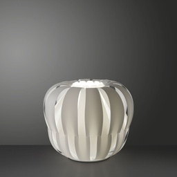 [QN/L/60/W] Piantana Bianco in Metallo Cm. 60 x 55h