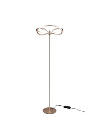 [TRIO421210108] Piantana Charivari Diffusore Fiocco Led Dimmer Ottone Trio Lighting