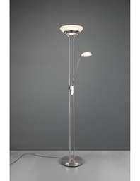 [TRIOR40073507] Piantana Led Dimmer con Luce Spot da Lettura Orson Nichel Trio Lighting