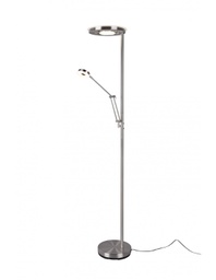 [TRIO424210307] Piantana Led Dimmer con Spot da Lettura Barrie Nichel Trio Lighting