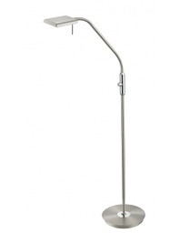 [TRIO420910107] Piantana Moderna Led Dimmer Bergamo Nichel Trio Lighting