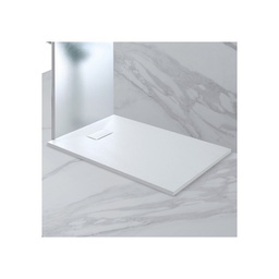 [BR890005] Piatto Doccia Bianco Effetto Pietra 80x120x h2,8 cm