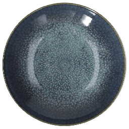 [19981888] Piatto fondo 20 cm Oriental in porcellana blu moderno