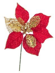 [20100623] Pick Lillian Poinsettia Ros-Oro H20Cm