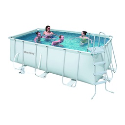 [DFLEX-244-GB56456] Piscina Power Steel Frame Fuori Terra Rettangolare