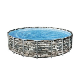 [19917710] Piscina fuori terra 56883 rotonda Power Steel cm 610 x 132 Power Steel Bestway