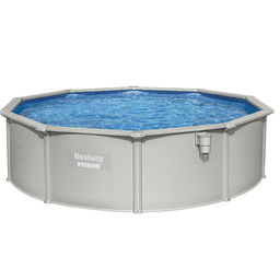 [20031796] Piscina fuori terra rotonda Hydrium da 460x120 cm grigio