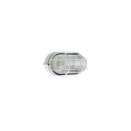 [SOV702/02] Plaf Picc.Gabbia linea industriale ovale bianco
