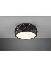 [TRIO603500332] Plafoniera 3xE27 Zandor Nero Ø40 cm Trio Lighting