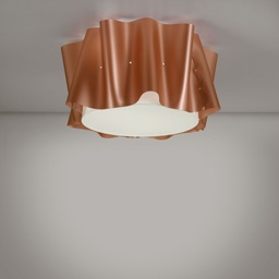 [FOLIO/P5/60/COP] Plafoniera 5 Luci Copper Cm. 60 x 32h