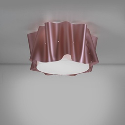 [FOLIO/P5/60/PKM] Plafoniera 5 Luci Pink Metal Cm. 60 x 32