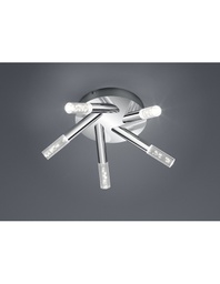 [TRIO682410506] Plafoniera Cromo Bagno 5 Cilindri Led Bolsa IP44 Trio Lighting