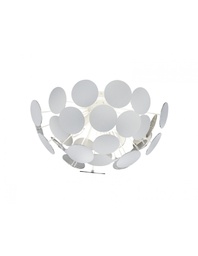 [TRIO609900331] Plafoniera Discalgo 3xE14 Bianco E Tondi Decorativi Ø54 cm  Trio Lighting