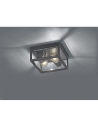 [TRIO601860242] Plafoniera Garonne Da Esterno 2xE27 Antracite Trio Lighting