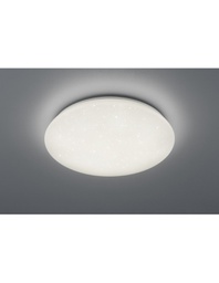 [2007585] Plafoniera Led IP44 Dimmerabile Potz Bianco Glitter Ø50 cm Trio Lighting
