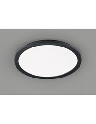 [TRIOR62922432] Plafoniera Rotonda Camillus Led Dimmerabile Nero IP44 Ø40 cm Trio Lighting